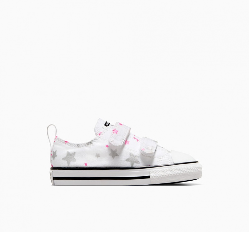 Converse Chuck Taylor All Star Easy On Sparkle Blanche Rose Blanche  | OXI-9109122