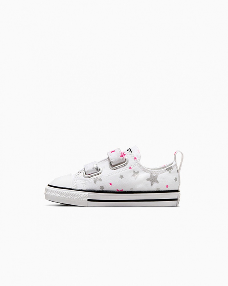 Converse Chuck Taylor All Star Easy On Sparkle Blanche Rose Blanche  | OXI-9109122