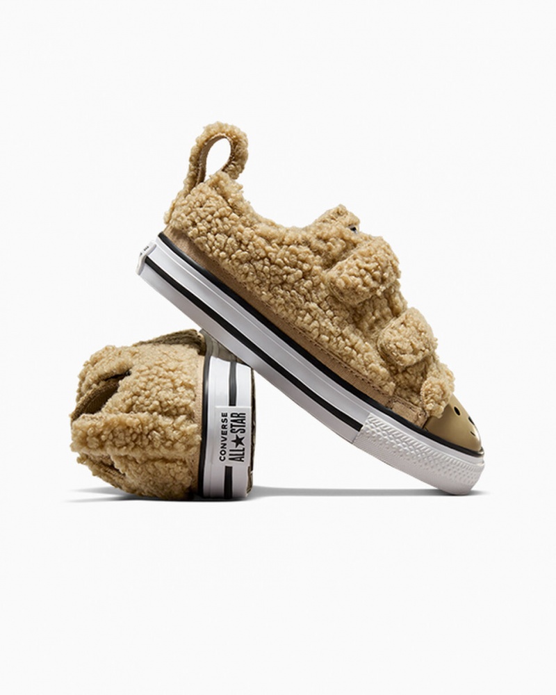 Converse Chuck Taylor All Star Easy On Teddy Bear Kaki Noir Blanche  | SYR-6098493