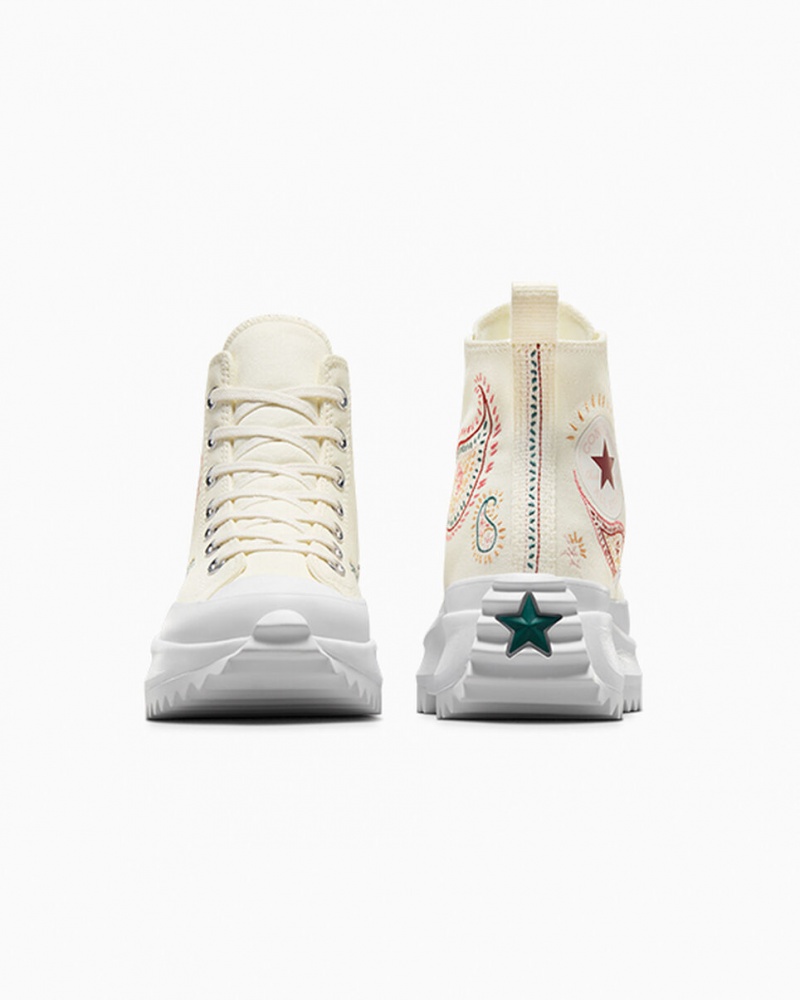 Converse Run Star Hike Plateforme Crafted Rouge Blanche  | CNG-7056673