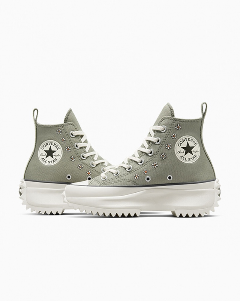 Converse Run Star Hike Plateforme Embroidery Noir  | GQY-9603123