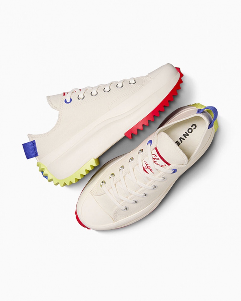 Converse Run Star Hike Plateforme Heel Loop Bleu Rouge  | GJV-9588558