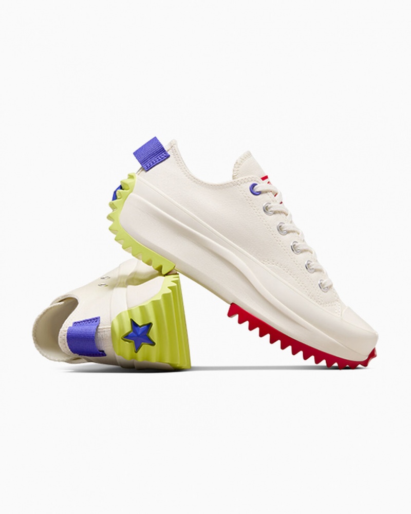 Converse Run Star Hike Plateforme Heel Loop Bleu Rouge  | GFQ-3978176