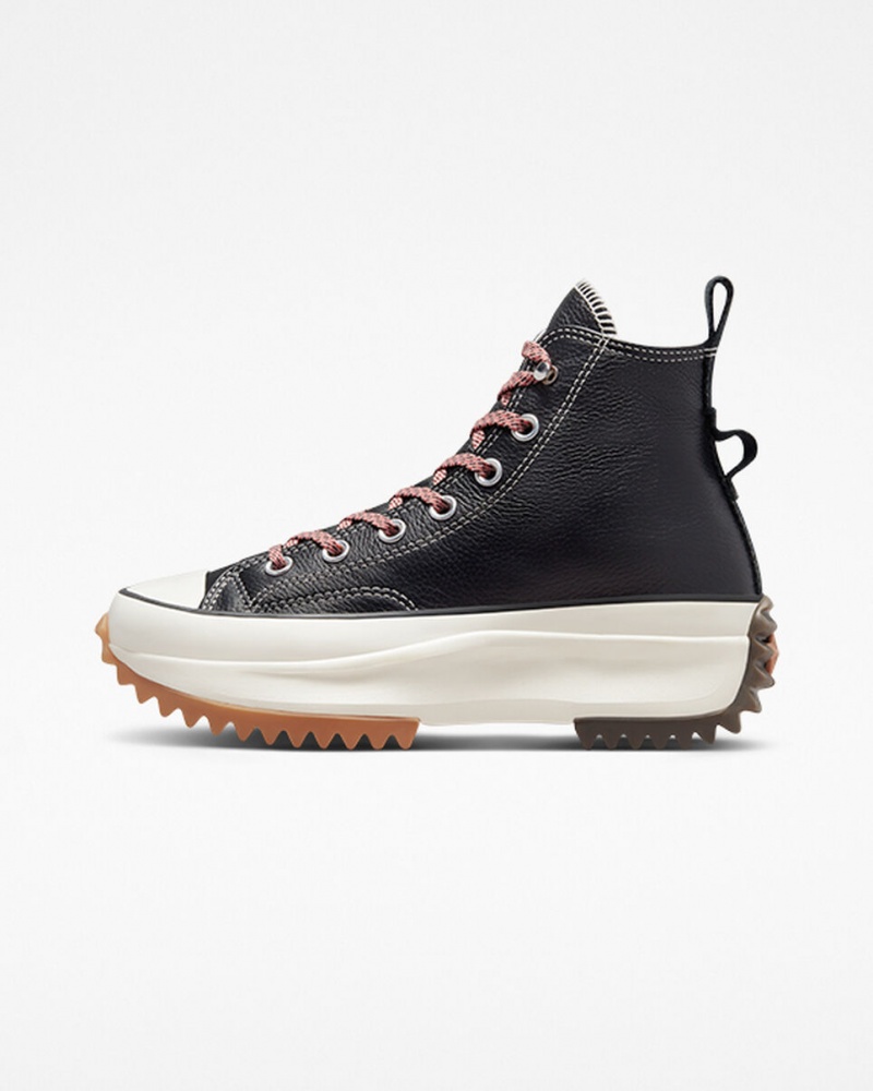 Converse Run Star Hike Plateforme Cuir Noir  | TSP-6434523