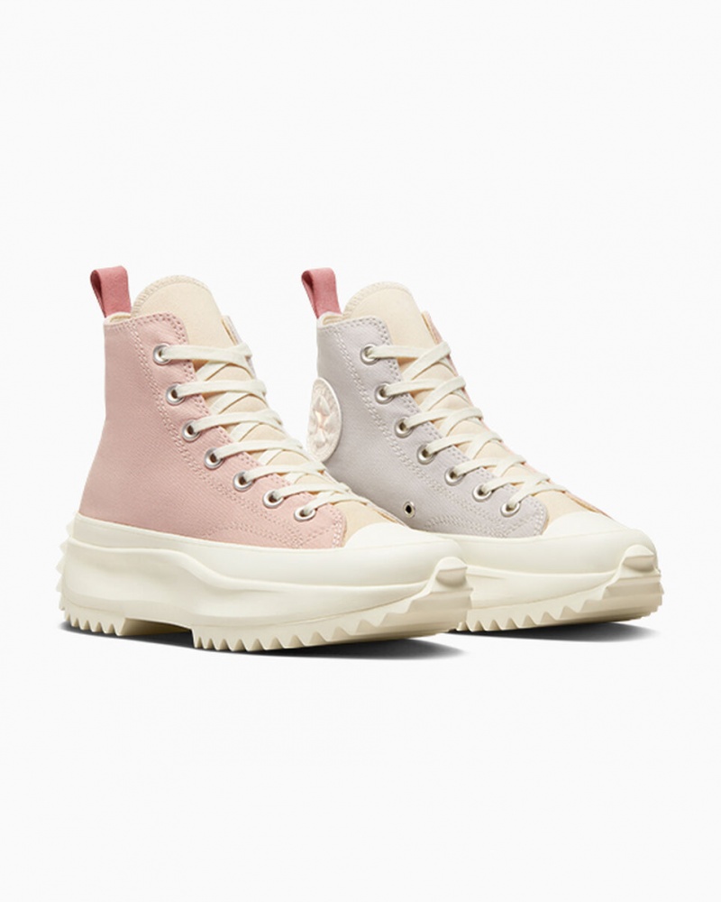 Converse Run Star Hike Plateforme Tri-Color Rose  | YWD-6862273