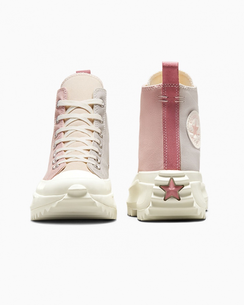 Converse Run Star Hike Plateforme Tri-Color Rose  | YWD-6862273