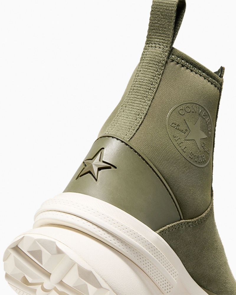 Converse Run Star Legacy Chelsea CX Plateforme Daim Utility / Egret / Egret  | CRS-5045094