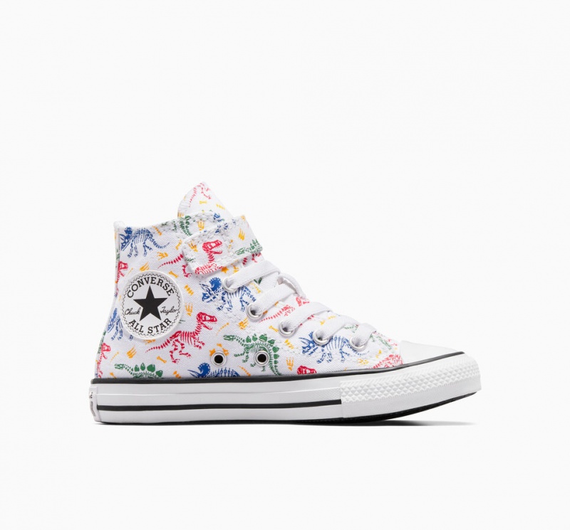 Converse Chuck Taylor All Star Easy-On Dinos Blanche Rouge Vert  | OUX-3092619