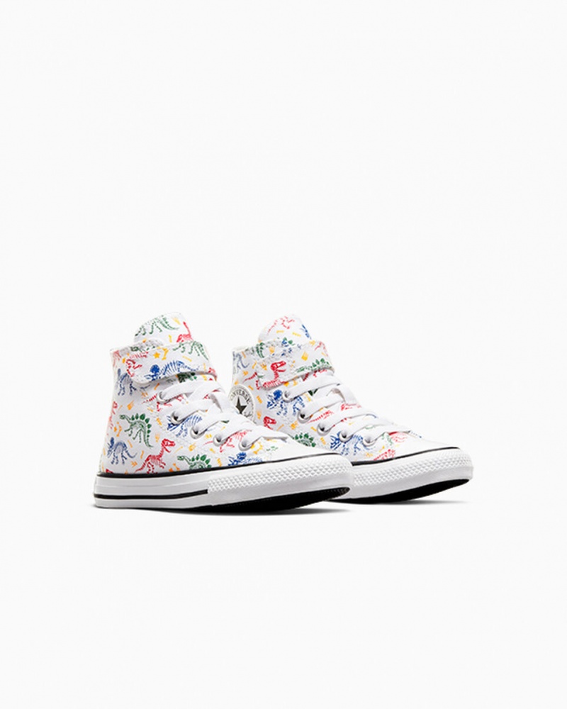 Converse Chuck Taylor All Star Easy-On Dinos Blanche Rouge Vert  | OUX-3092619