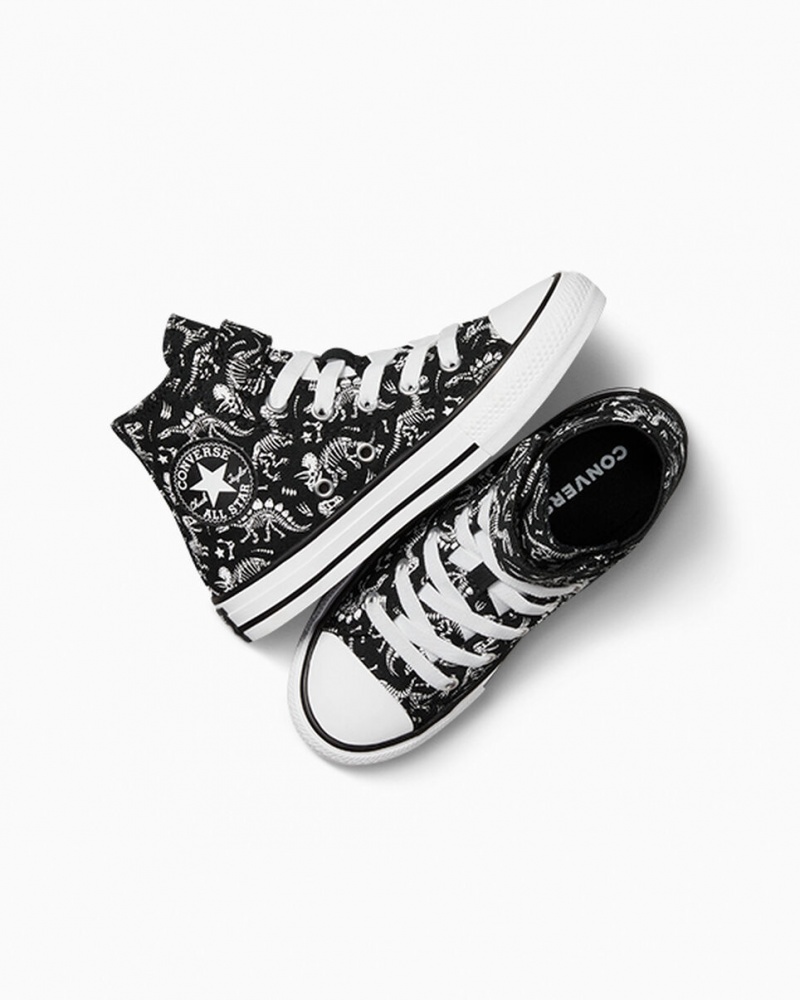 Converse Chuck Taylor All Star Easy-On Dinos Noir Blanche Blanche  | GOR-6969845