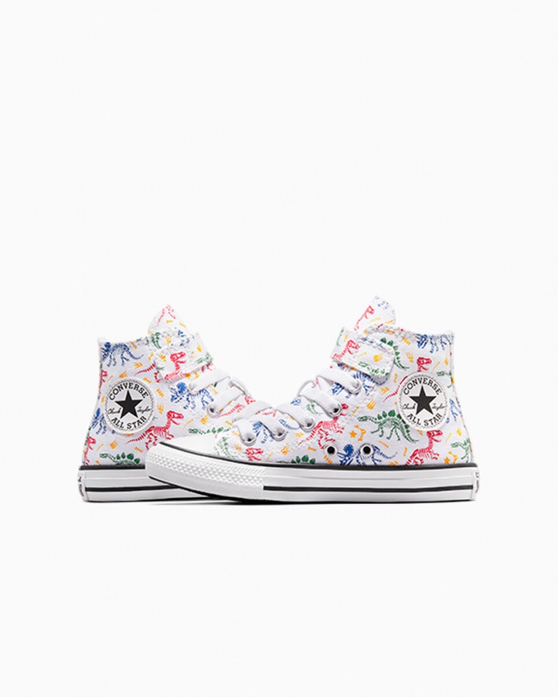 Converse Chuck Taylor All Star Easy-On Dinos Blanche Rouge Vert  | OUX-3092619