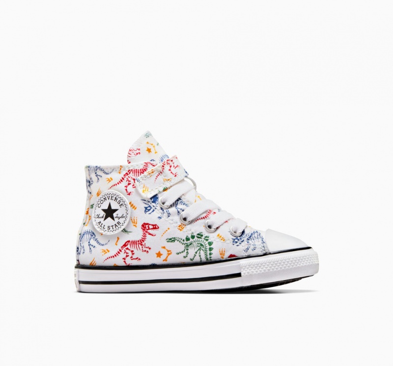 Converse Chuck Taylor All Star Easy-On Dinos Blanche Rouge Vert  | SZB-6417253