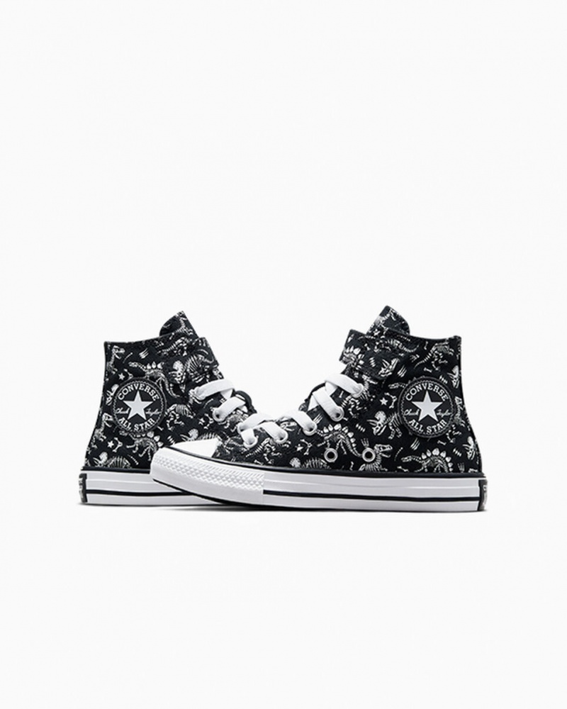 Converse Chuck Taylor All Star Easy-On Dinos Noir Blanche Blanche  | GTF-6466006