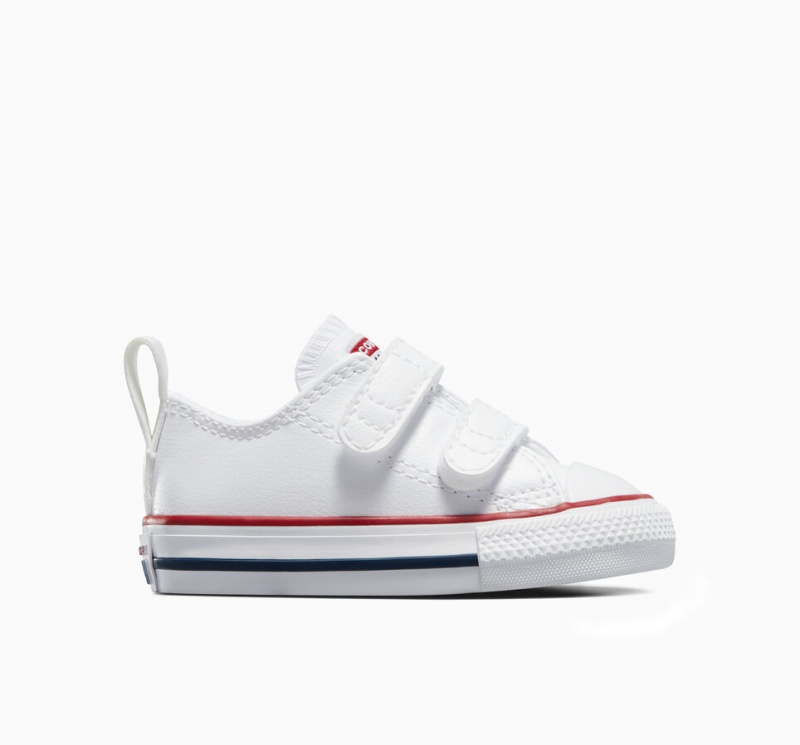 Converse Chuck Taylor All Star Easy-On Cuir Blanche  | TFM-8148237