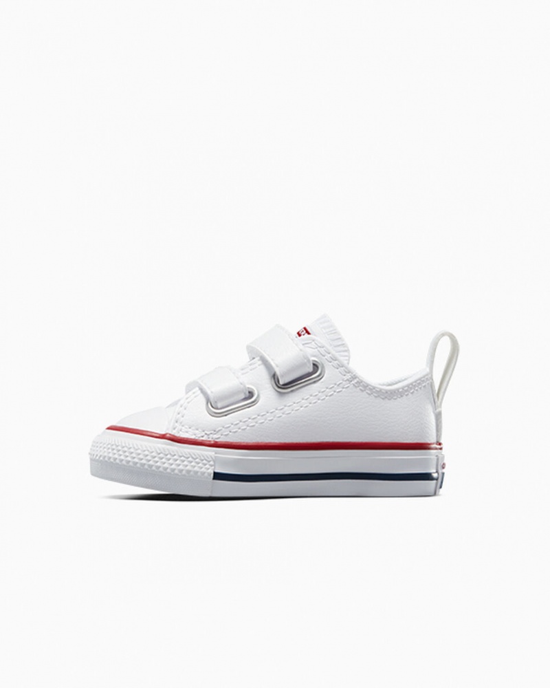 Converse Chuck Taylor All Star Easy-On Cuir Blanche  | TFM-8148237