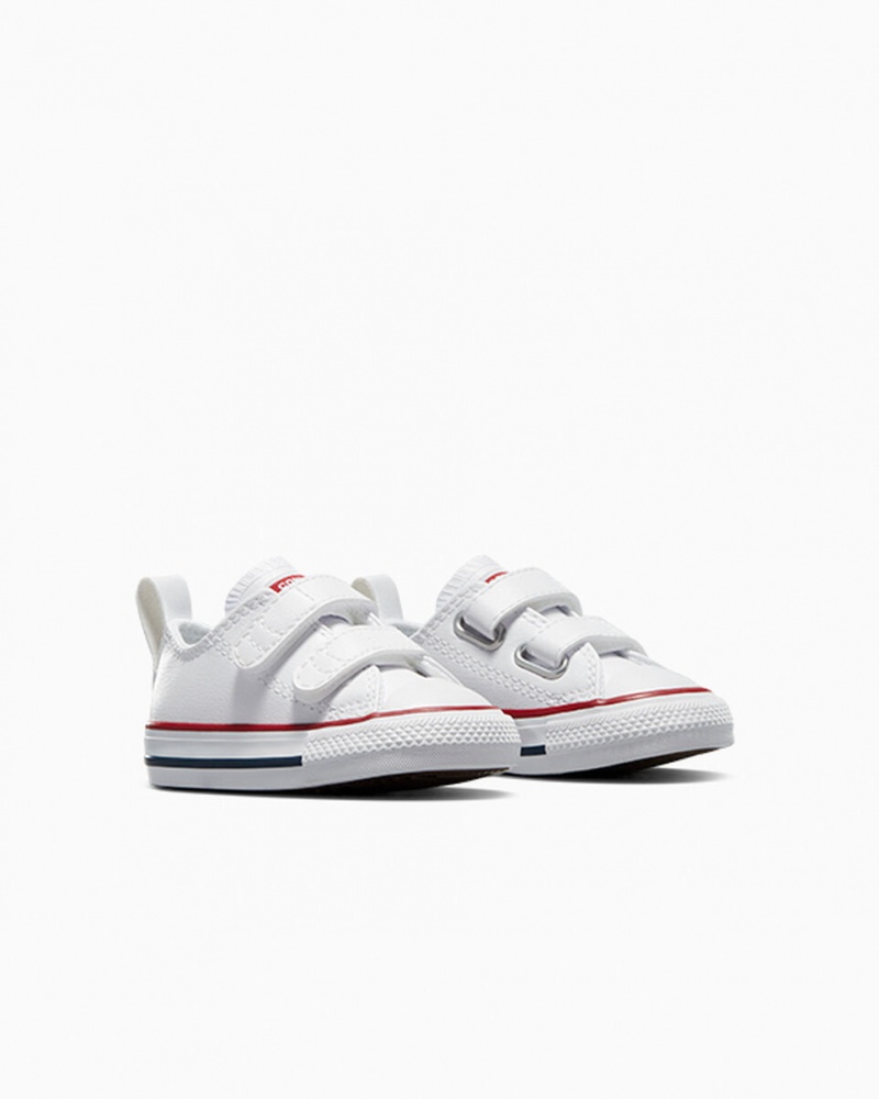 Converse Chuck Taylor All Star Easy-On Cuir Blanche  | TFM-8148237