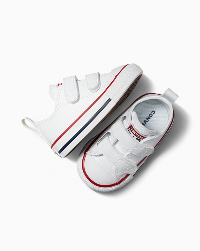 Converse Chuck Taylor All Star Easy-On Cuir Blanche  | TFM-8148237