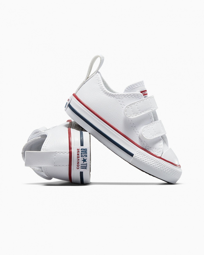 Converse Chuck Taylor All Star Easy-On Cuir Blanche  | TFM-8148237