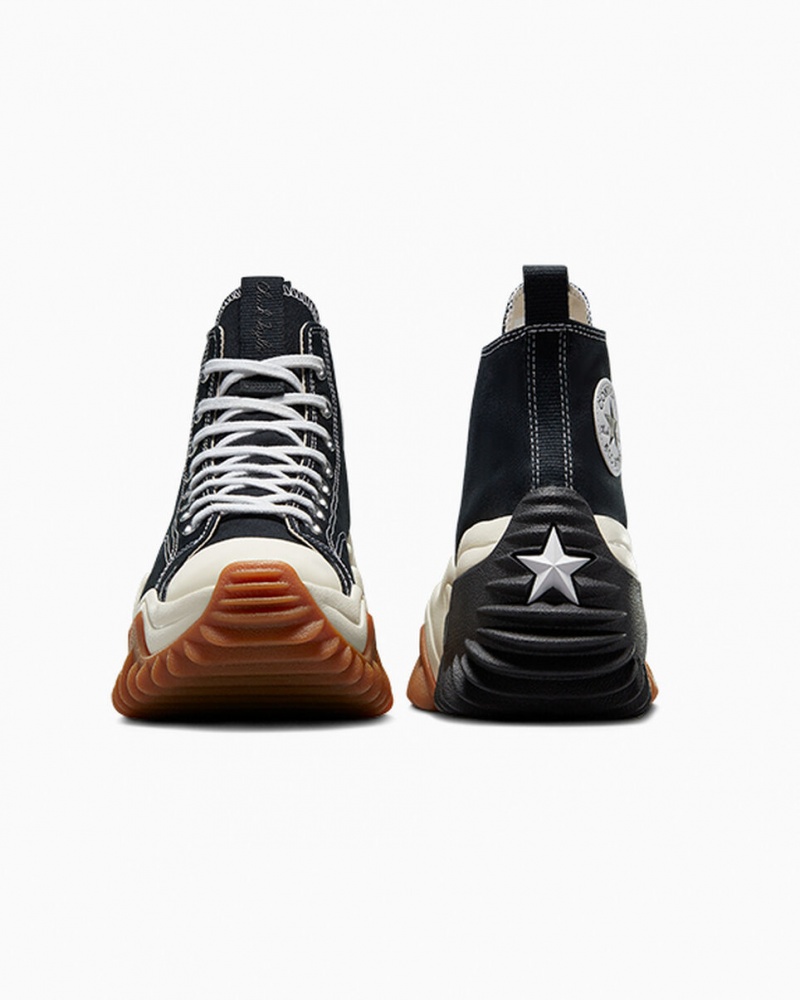 Converse Run Star Motion CX Plateforme Noir Blanche  | DTU-0773877