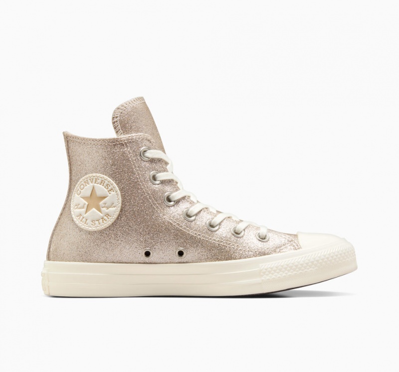 Converse Chuck Taylor All Star Glitter Doré Clair  | TZK-6574794