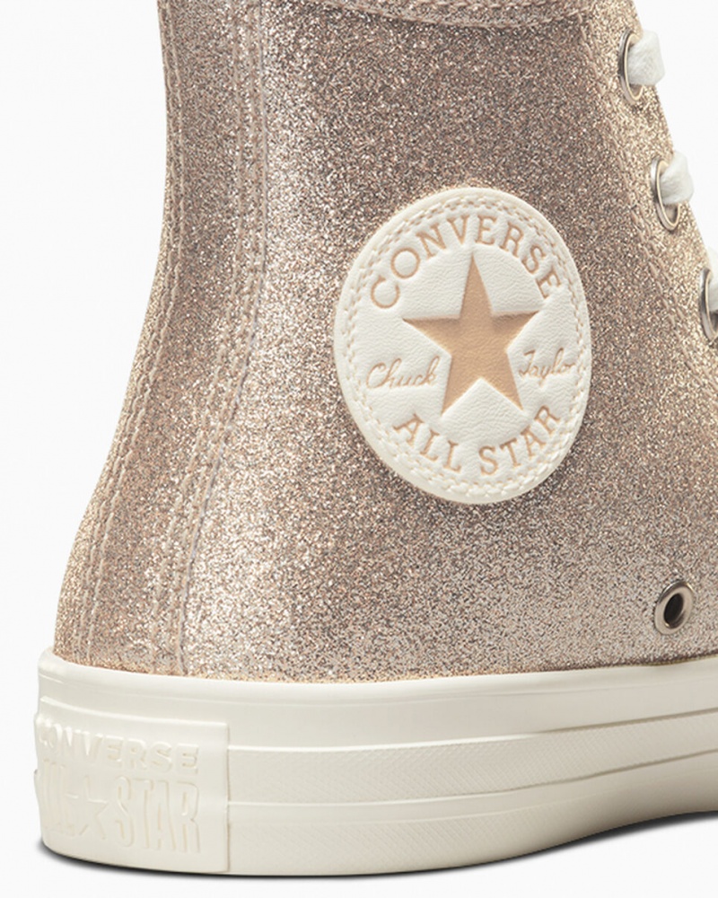 Converse Chuck Taylor All Star Glitter Doré Clair  | TZK-6574794