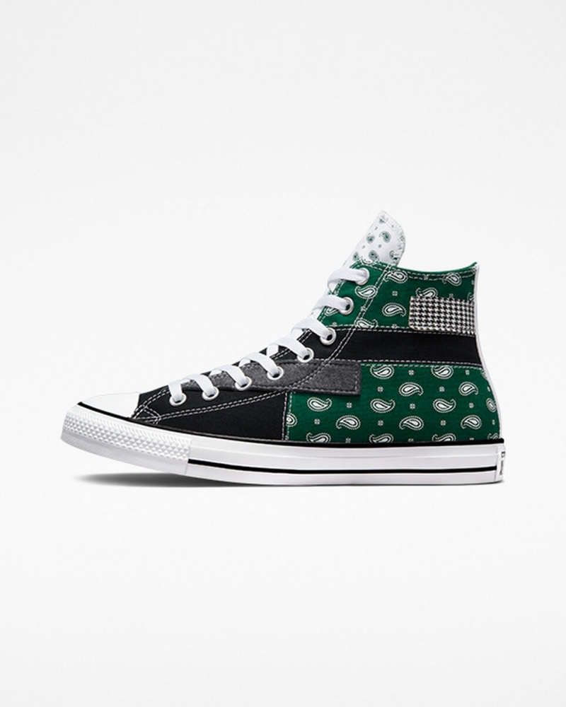 Converse Chuck Taylor All Star Hacked Patterns Noir Blanche  | LOX-8775787