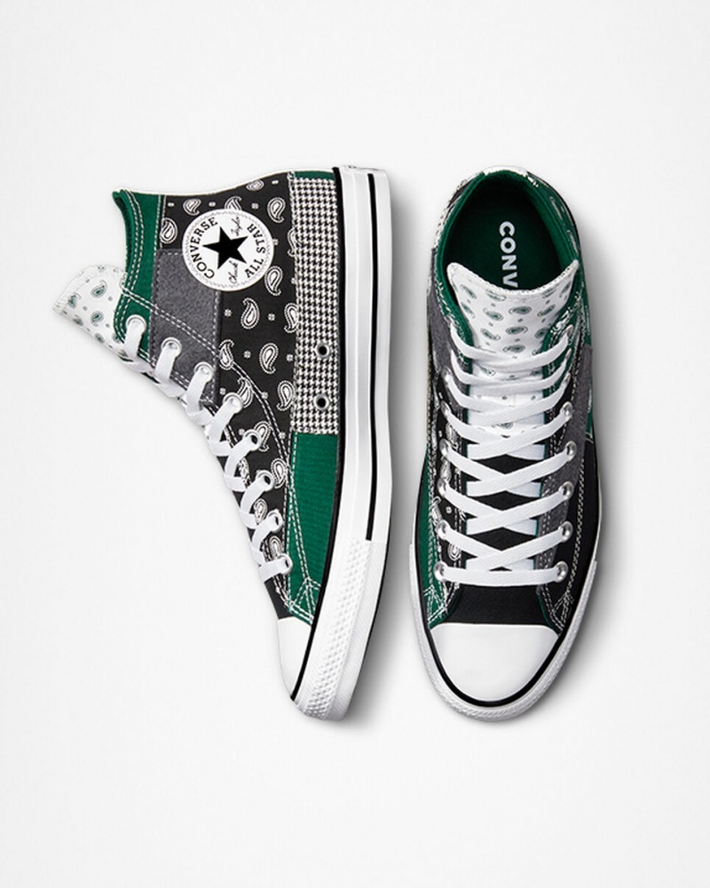 Converse Chuck Taylor All Star Hacked Patterns Noir Blanche  | LOX-8775787