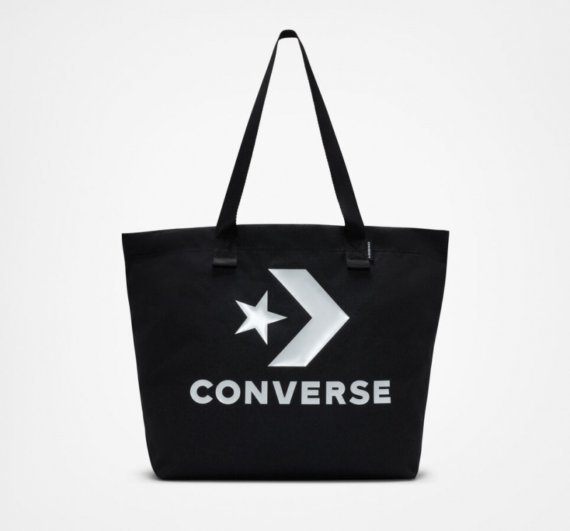 Converse Star Chevron Tote Noir Blanche  | OOA-3535162