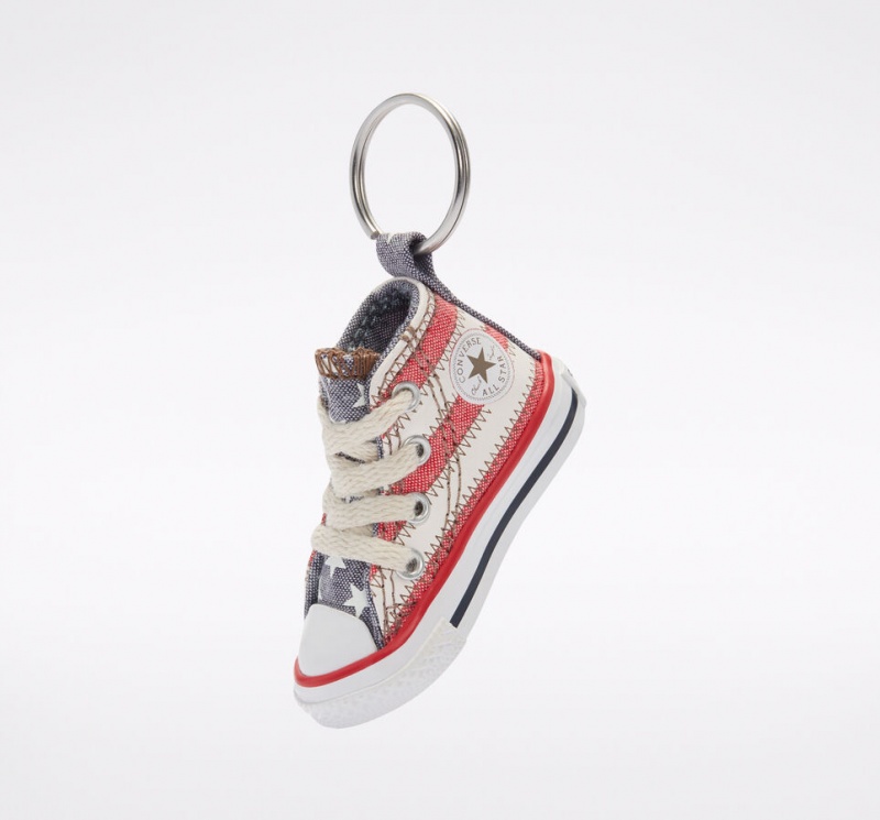 Converse Chuck Taylor All Star Keychain Blanche Rouge Bleu  | ASZ-4123882