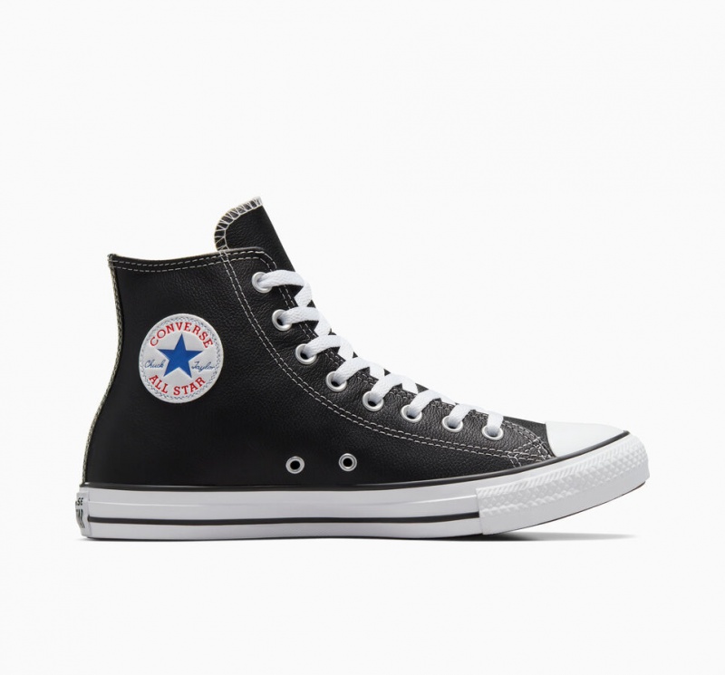 Converse Chuck Taylor All Star Cuir Noir  | MGG-0695481