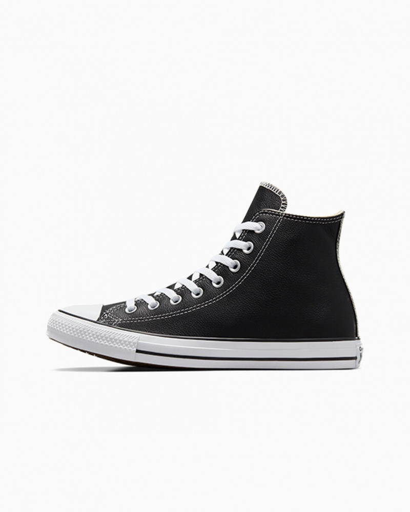 Converse Chuck Taylor All Star Cuir Noir  | MGG-0695481