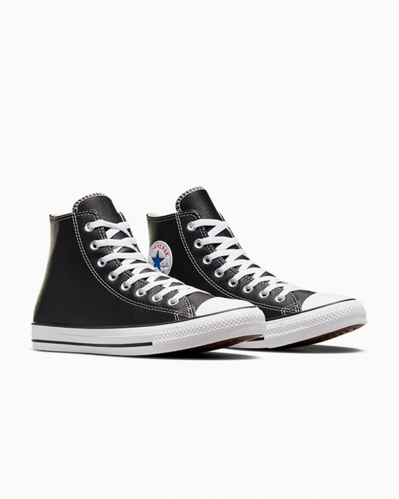 Converse Chuck Taylor All Star Cuir Noir  | MGG-0695481