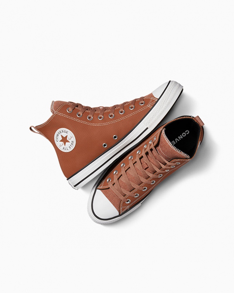 Converse Chuck Taylor All Star Cuir Blanche  | OUG-3344686