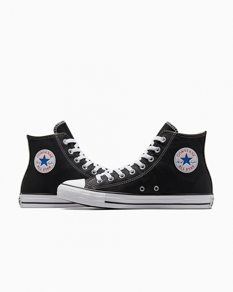 Converse Chuck Taylor All Star Cuir Noir  | MGG-0695481