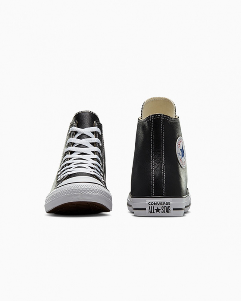 Converse Chuck Taylor All Star Cuir Noir  | MGG-0695481