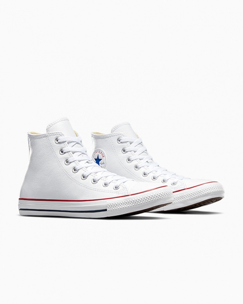 Converse Chuck Taylor All Star Cuir Blanche  | AAV-6800704