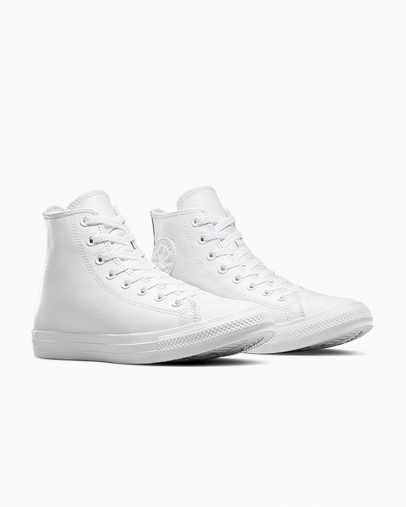 Converse Chuck Taylor All Star Cuir Blanche  | DSX-4141786