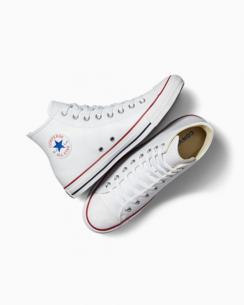 Converse Chuck Taylor All Star Cuir Blanche  | AAV-6800704