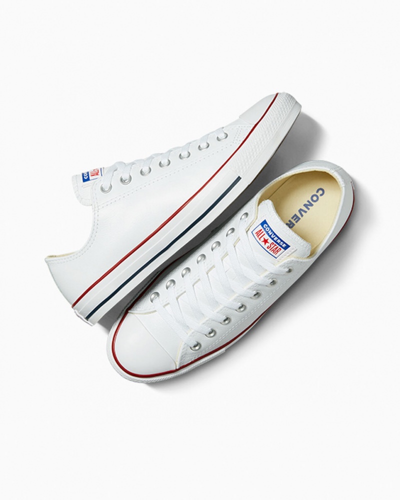 Converse Chuck Taylor All Star Cuir Blanche  | DPN-2648656