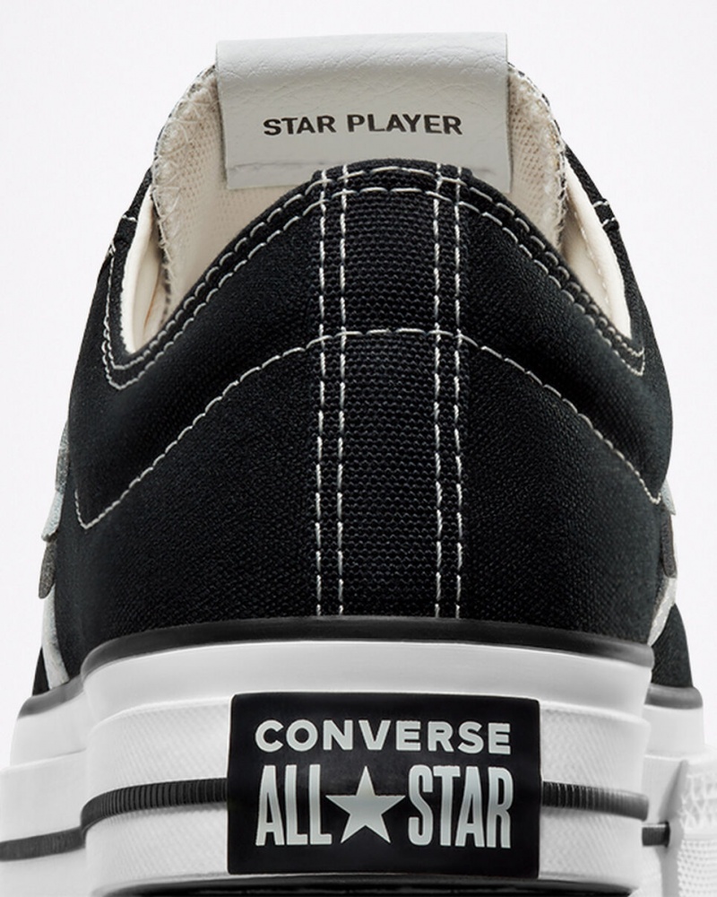 Converse Star Player 76 Noir Blanche Noir  | WXF-5568176