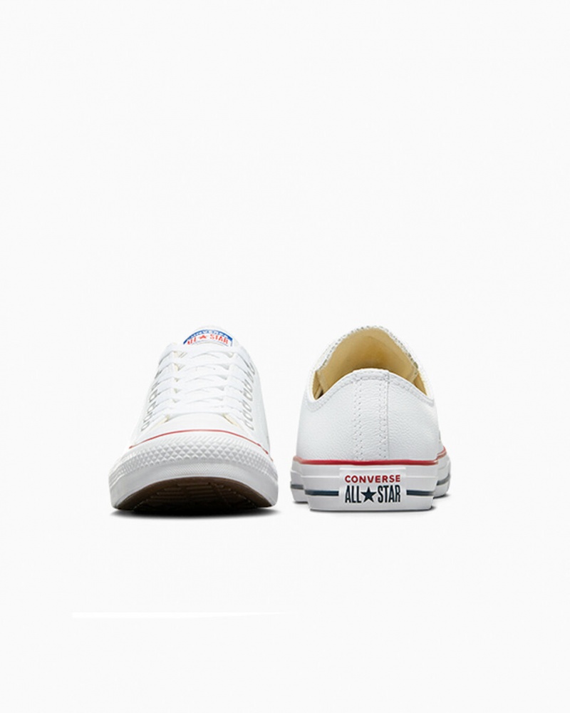 Converse Chuck Taylor All Star Cuir Blanche  | VIS-1805624