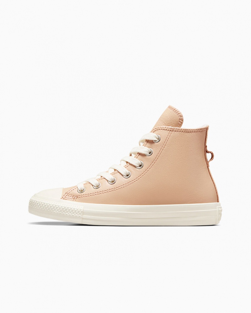 Converse Chuck Taylor All Star Cuir Faux Fur Lining Epic Dune / Egret / Egret  | BPW-5750600