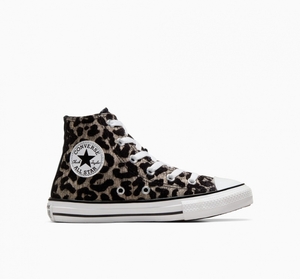 Converse Chuck Taylor All Star Leopard Noir Noir Blanche  | OBH-9552063