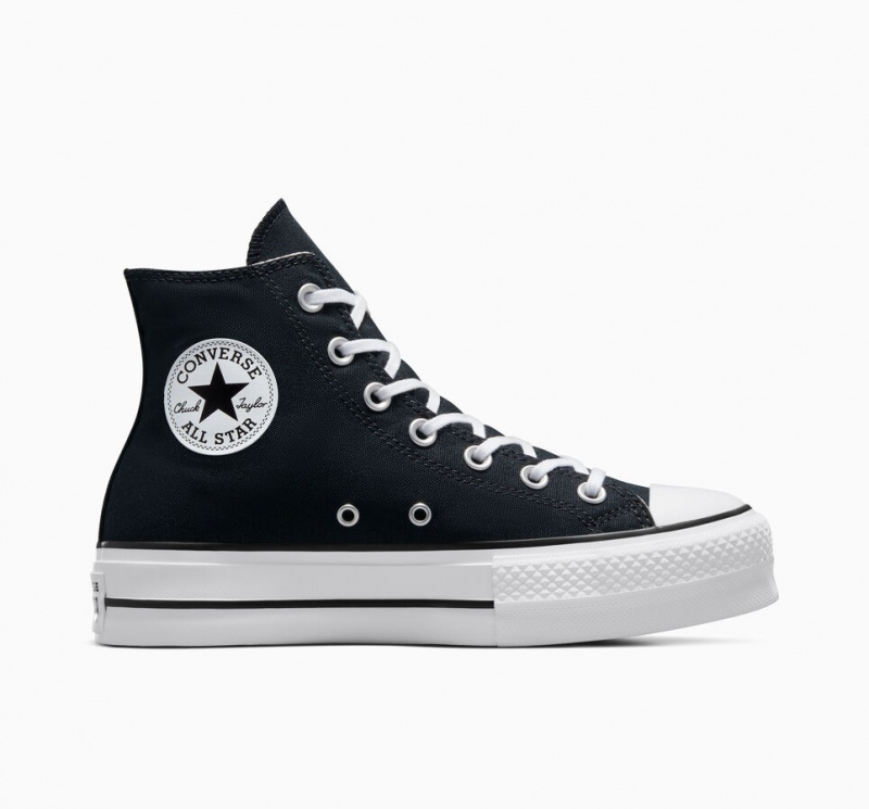 Converse Chuck Taylor All Star Lift Plateforme Noir Blanche Blanche  | PCC-4554653