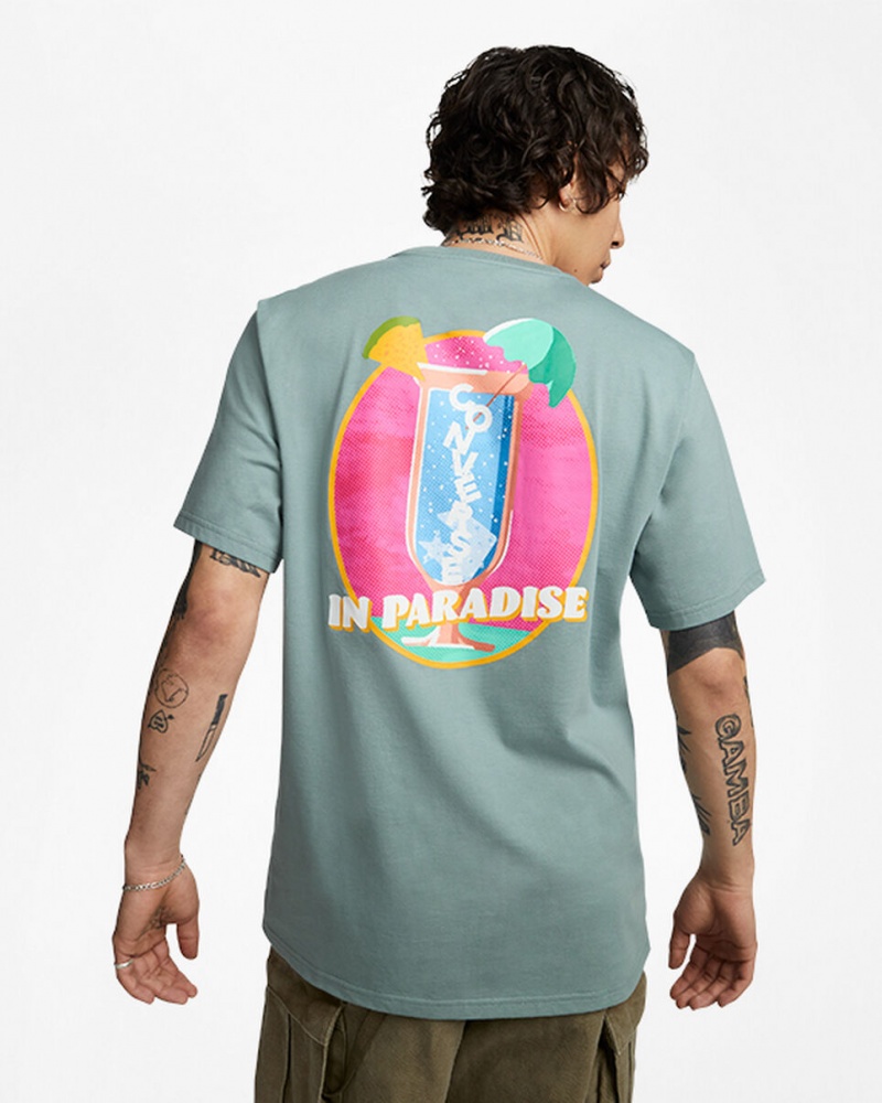 Converse Tropical Drink T-Shirt Grise  | WTC-6589788