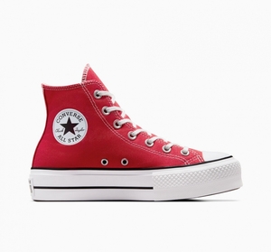 Converse Chuck Taylor All Star Lift Plateforme Rouge Blanche Noir  | ULC-1104676