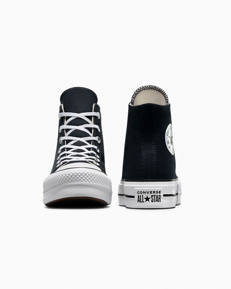 Converse Chuck Taylor All Star Lift Plateforme Noir Blanche Blanche  | PCC-4554653