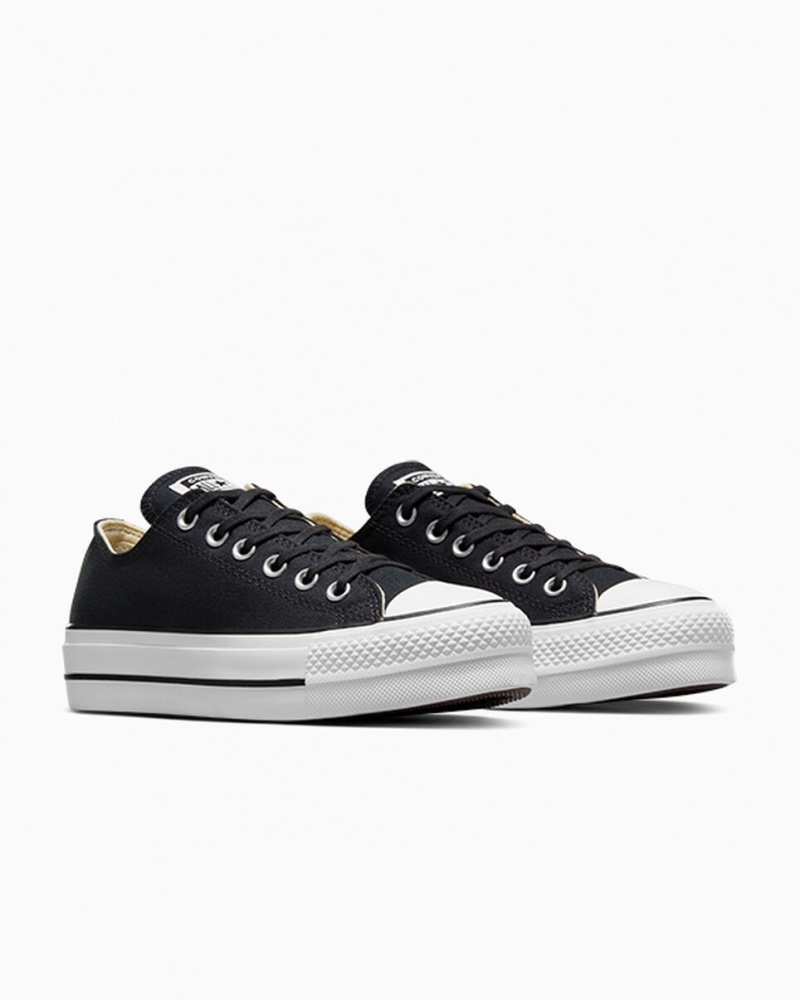 Converse Chuck Taylor All Star Lift Plateforme Noir Blanche Blanche  | TEM-4144860