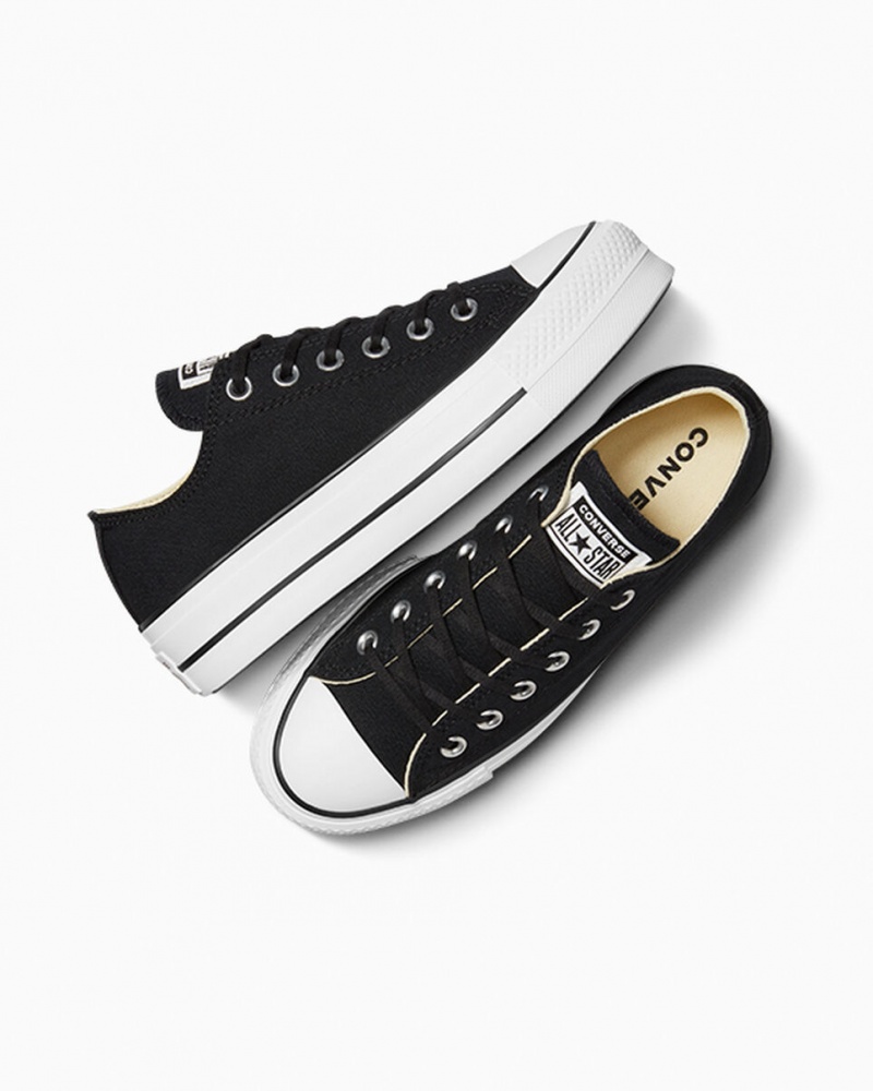 Converse Chuck Taylor All Star Lift Plateforme Noir Blanche Blanche  | TEM-4144860