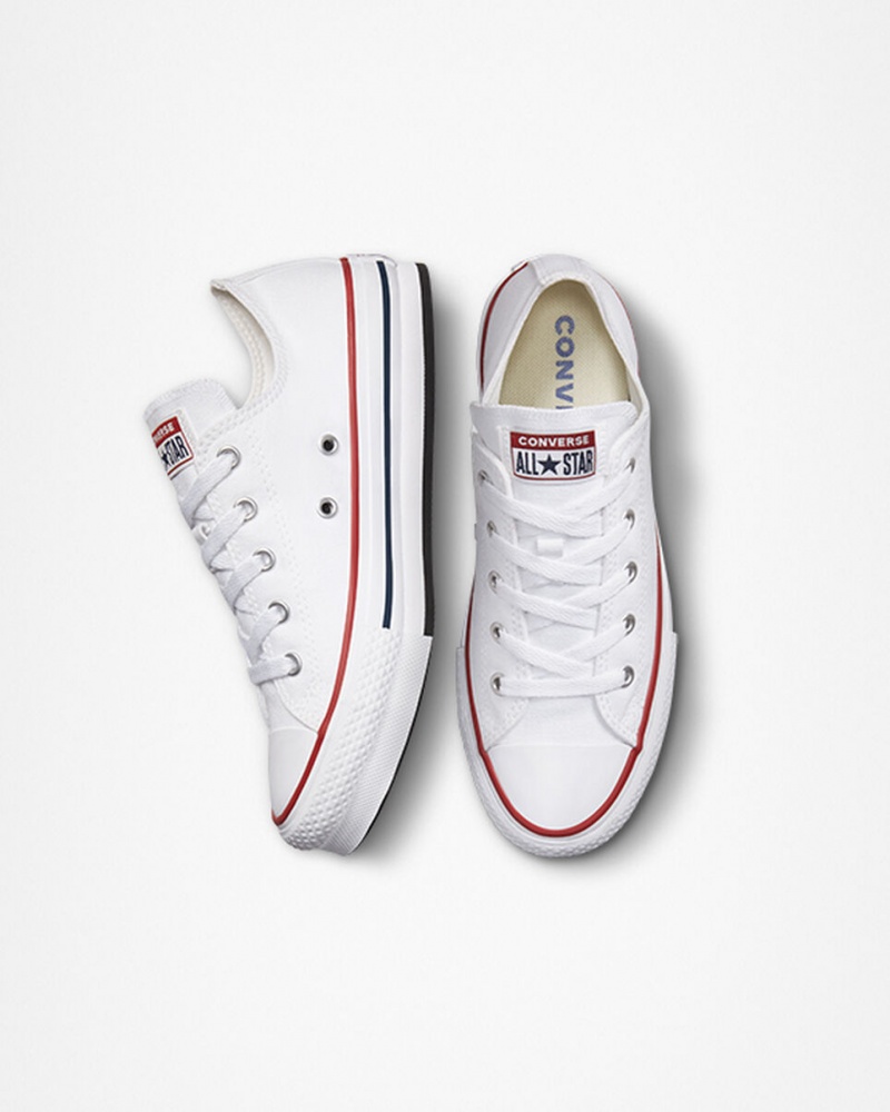 Converse Chuck Taylor All Star Lift Plateforme Blanche Bleu Marine  | YTF-7305842